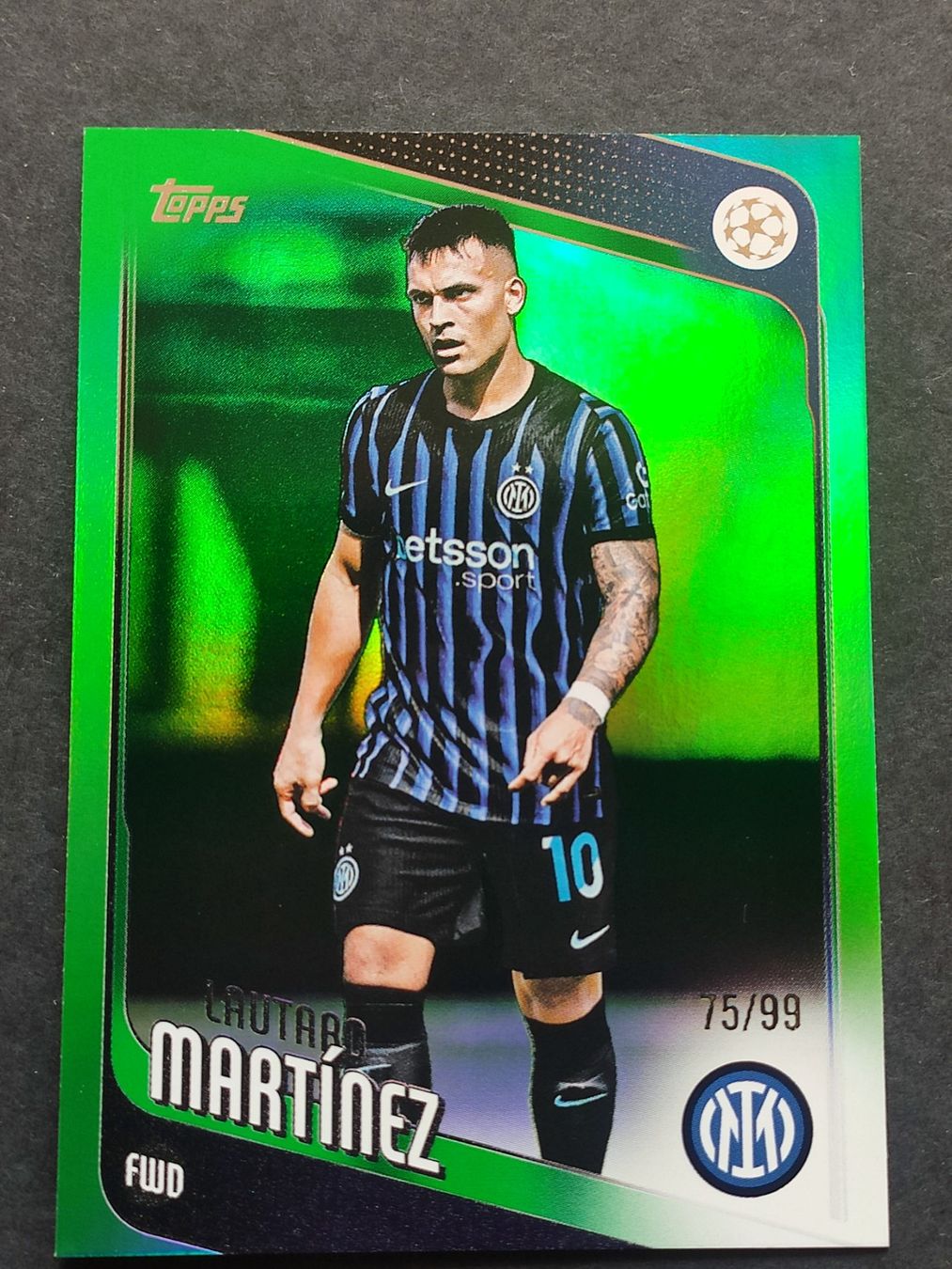 Topps Carte collezionabili: Lautaro Martinez /99 Green Inter Topps 25-26 – Usato da Olten venduto da cweb