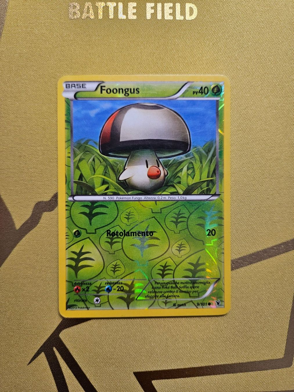 Pokémon Carte collezionabili: Noble Victories - Foongus – Usato da Bellinzona venduto da Pokemarco