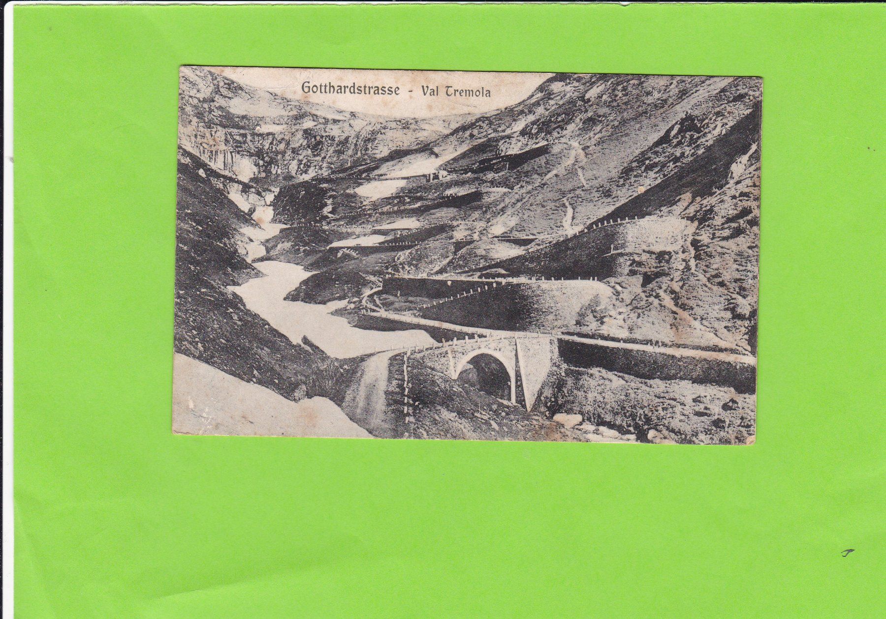 Cartoline postali: Gotthardstrasse-Val Tremola – Usato da St. Peterzell venduto da neckertal