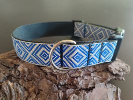 trendiges Halsband handgefertigt, Halsumfang max. 48cm