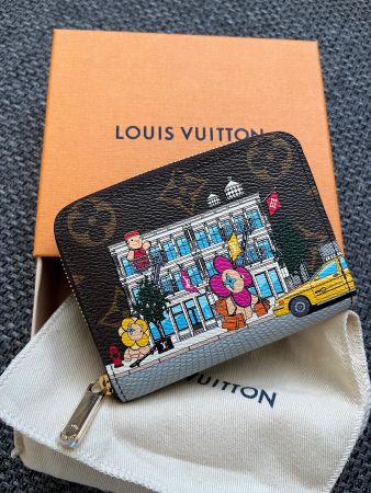 Louis Vuitton Zippy Coin Geldbörse Animation Portemonnaie