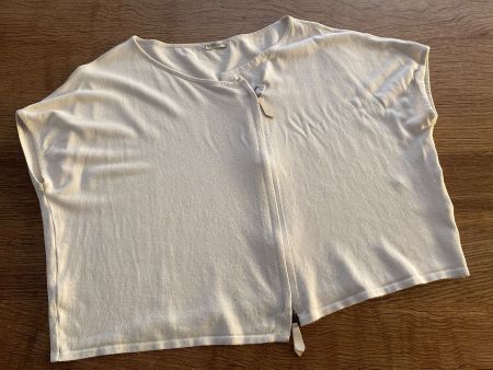 Annette Götz SHIRT/Oberteil m.Reiẞverschluẞ Gr.L ecrù/beige