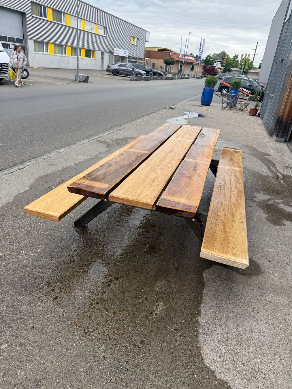 Set di tavolo e panche: Sitzbankgarnitur Tisch Holz rustikal – Usato da Arbon venduto da Vollgas_78 3