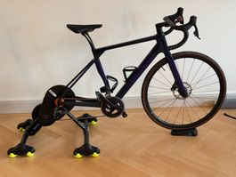 VAN RYSEL D100 mit „Zwift Cog and Click“