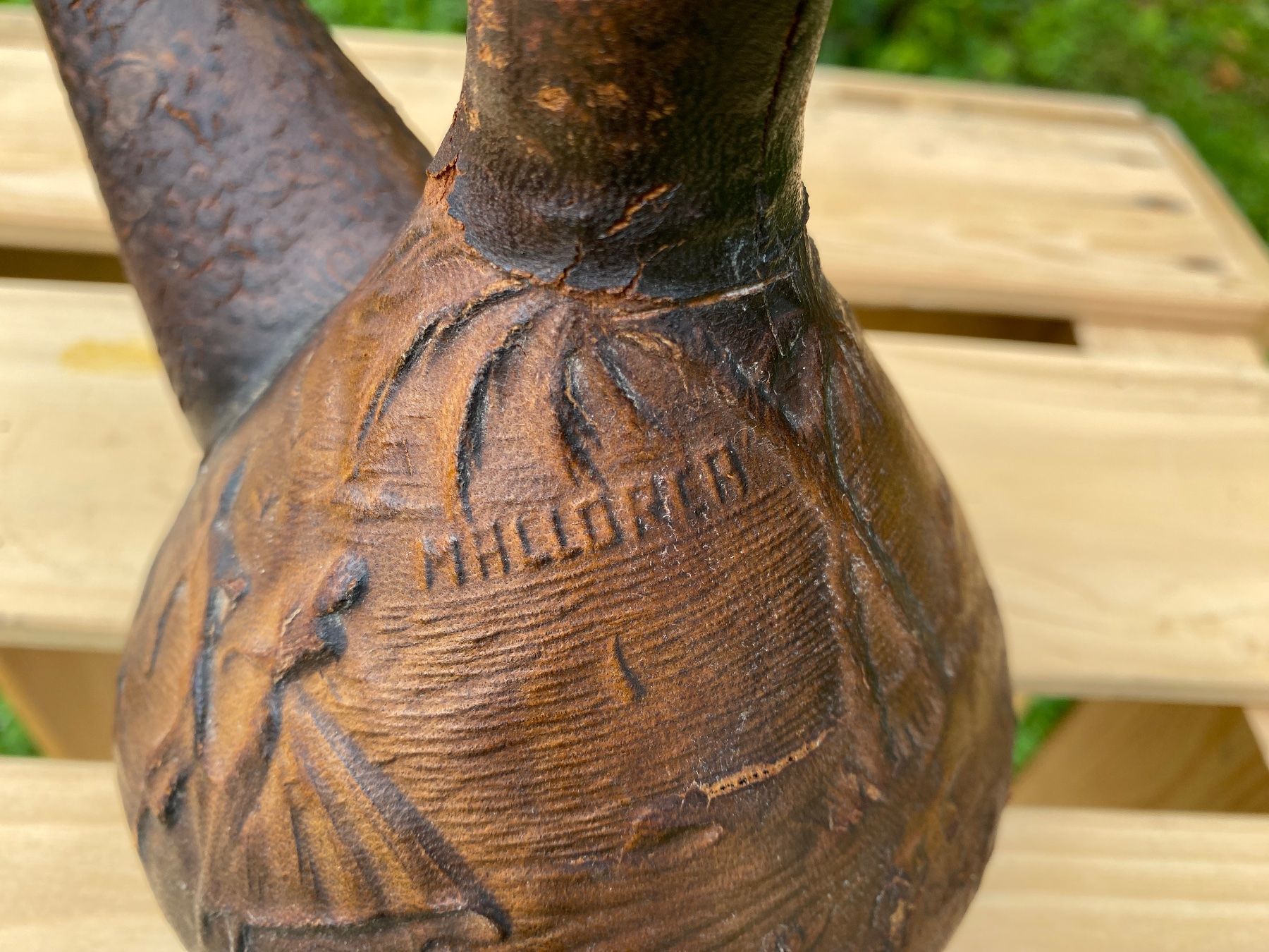 Caraffe: schöne alte spanische Weinkaraffe – Usato da Feldbach venduto da Olive1 6