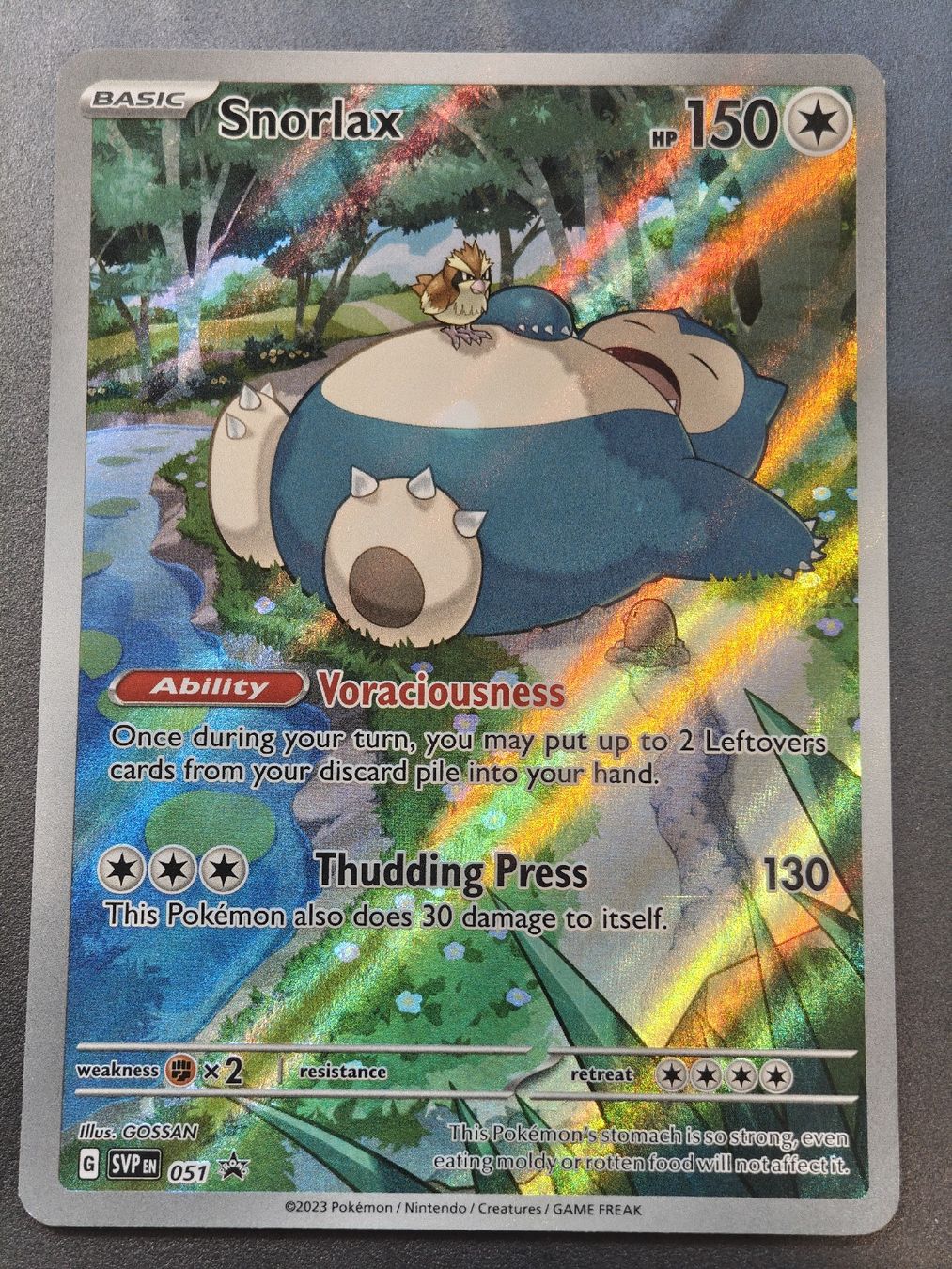 Pokémon Carte collezionabili: Snorlax Promo 051EN – Nuovo (secondo la descrizione) da Therwil venduto da Cordachu_Trade