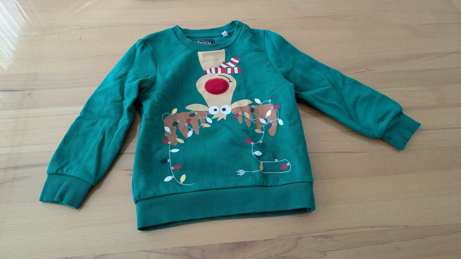 Maglioni & Felpe: XMAS Pullover - Weihnachtspullover -Rudolf - Blinkpulli 110 – Usato da Staufen venduto da Fleby84