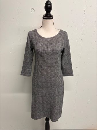 OPUS Kleid Hahnentrittmuster Gr. 34 schwarz weiss sportlich