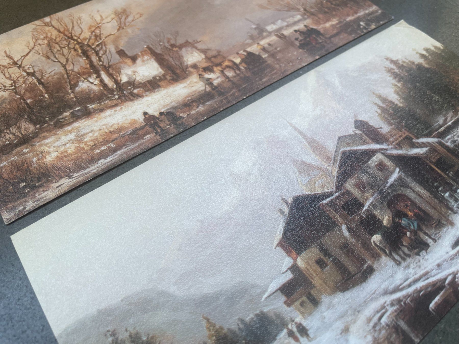 Cartoline: Vintage Weihnachtskarten Winterlandschaften 2 Stück – Usato da Zofingen venduto da angito 3