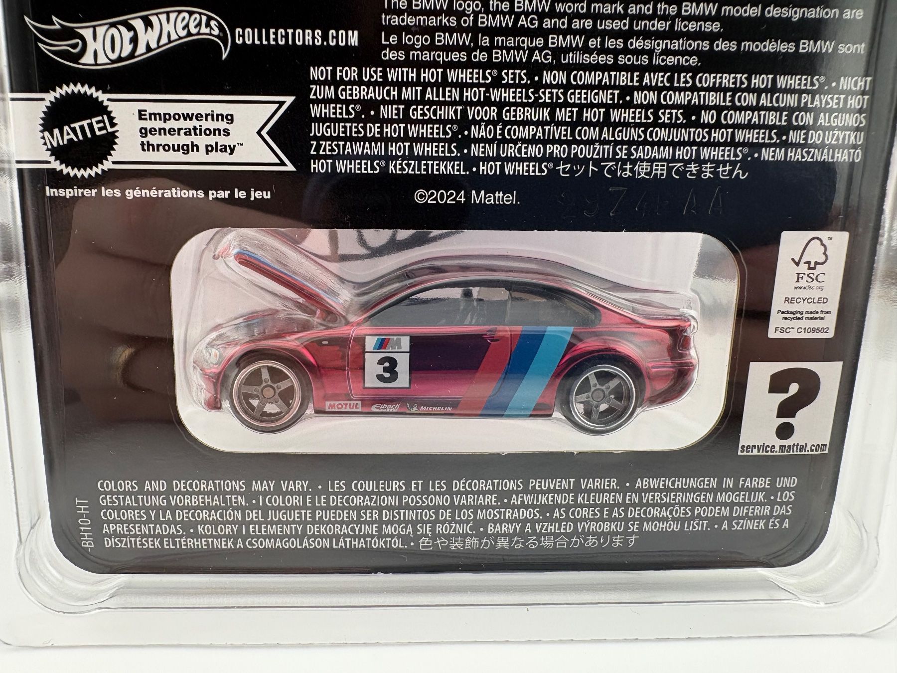 Hot Wheels Modellautos: Hot Wheels 2006 BMW M3 E46 RLC Exclusive – Neu und originalverpackt aus Flawil von HeisseReifen 4