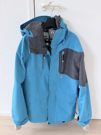 Volcon Ski Jacket Blue Grey Size S