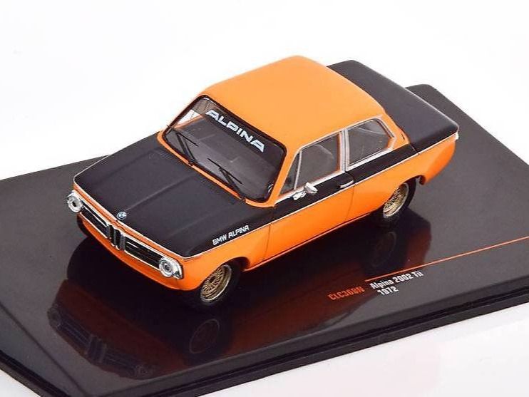 Modèle réduit de voiture - KYOSHO - BMW 2002 TII 1972 - Argent
