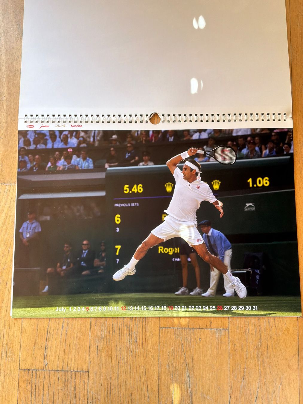 Kalender: Calendrier 2020 Roger Federer – Gebraucht aus Sion von gege08 3