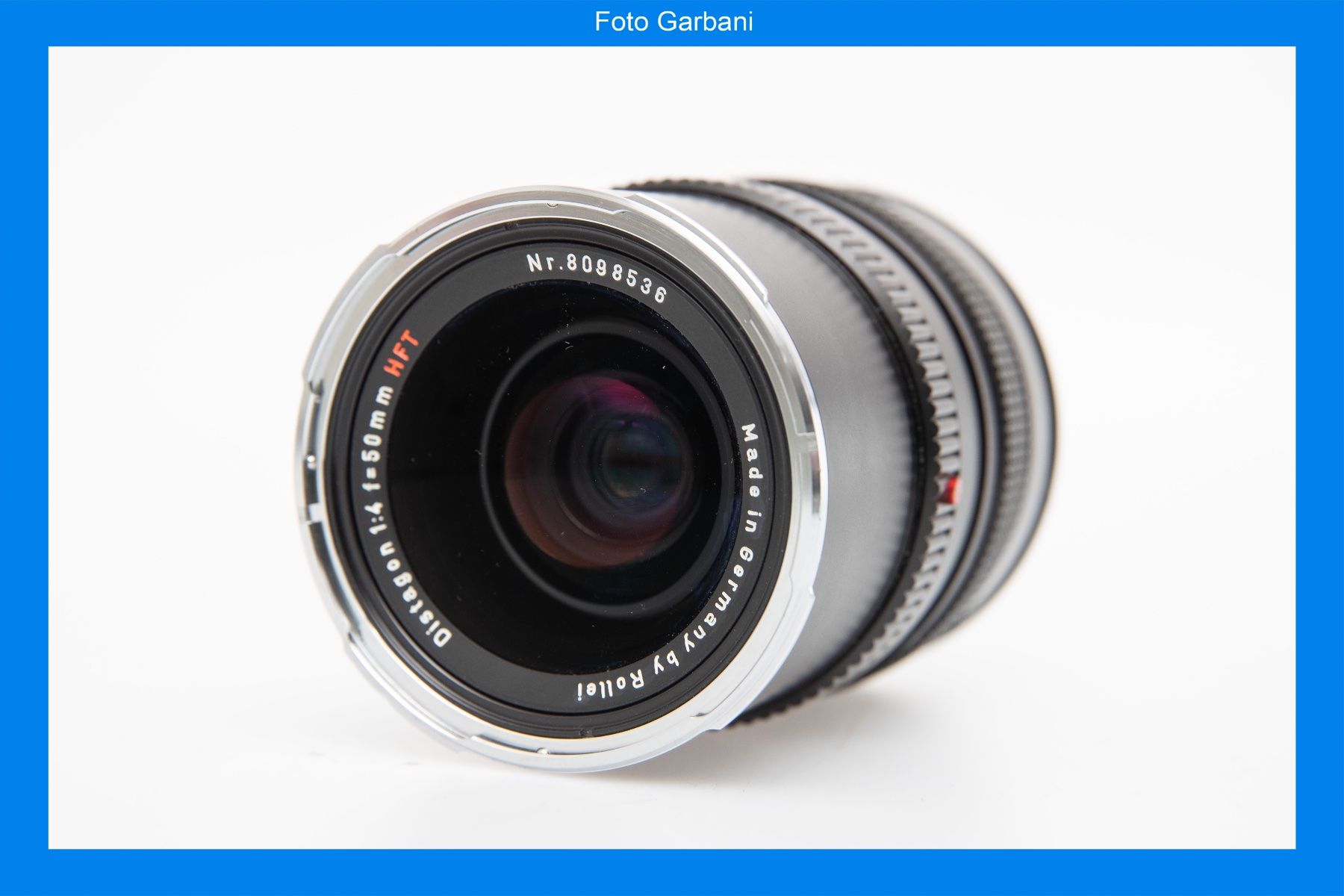 Rollei Obiettivi: Rollei Distagon 50mm f4 HFT – Usato da Muralto venduto da FotoGarbani
