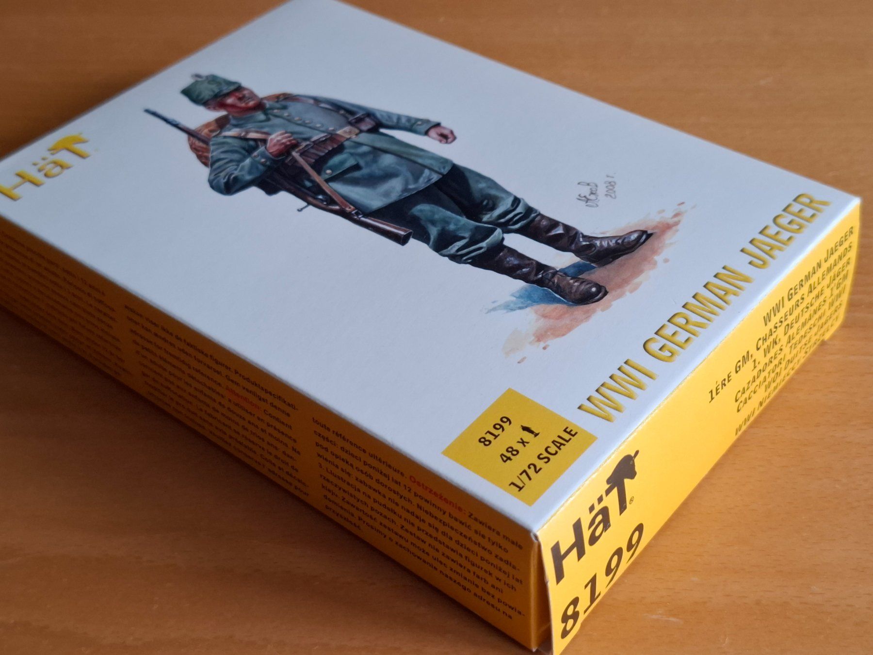 Kit di modellismo & Modellini statici: HäT 1/72 WW l German Jaeger – Nuovo e nell'imballaggio originale da Diepoldsau venduto da beeteutel 2