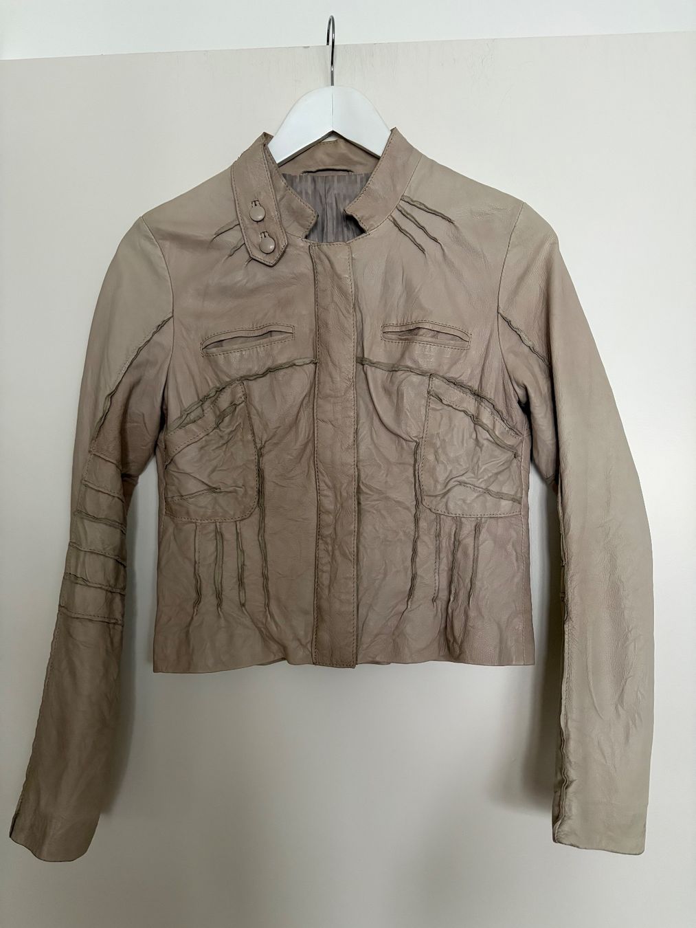 Giacche: Day Birger Lederjacke Lamb Napaleder rosa – Usato da Luzern venduto da Lampion