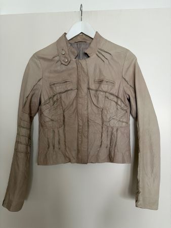 Day Lederjacke Lamb Napaleder rosa