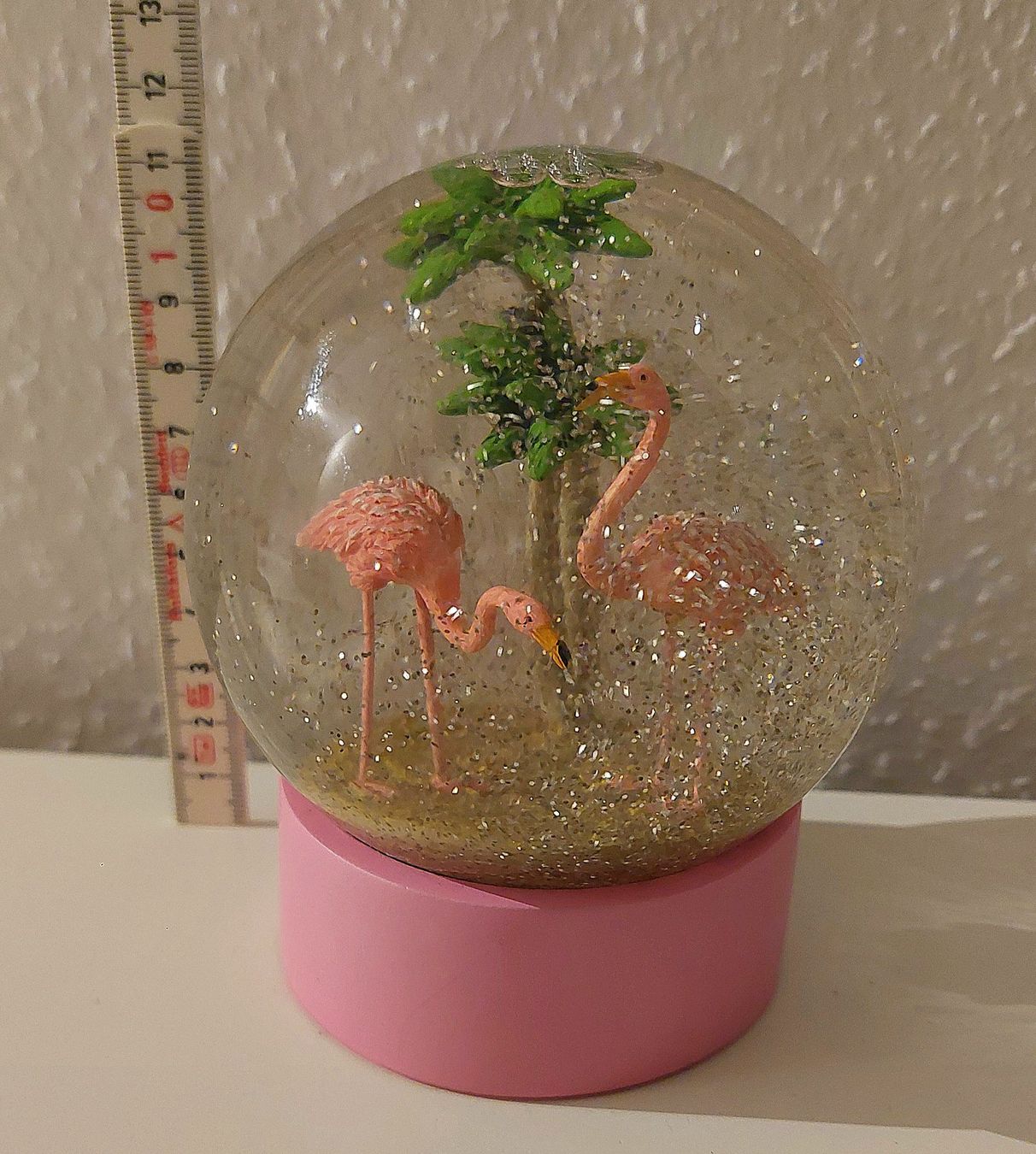 Tutte le decorazioni: Deko/ Flamingo Glas schneekugel – Nuovo (secondo la descrizione) da münchenstein venduto da ewu_8lcz 3