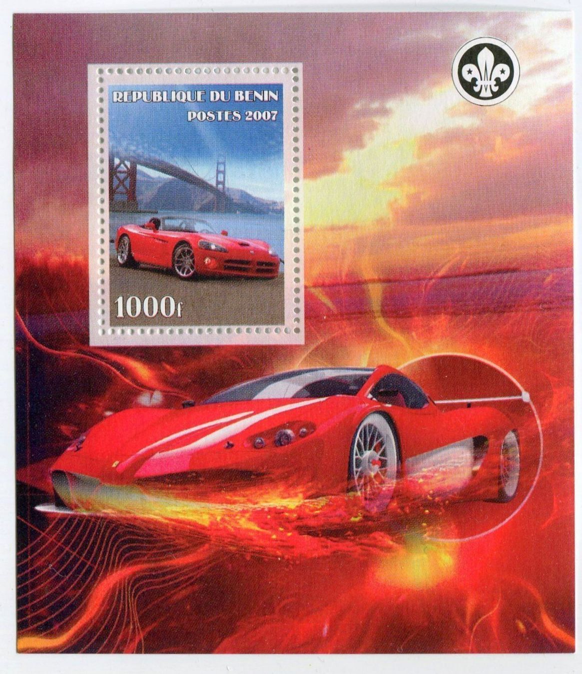 Tous les timbres: Block "Ferrari". Benin. – Neuf avec emballage d'origine à Basel par Butsch5