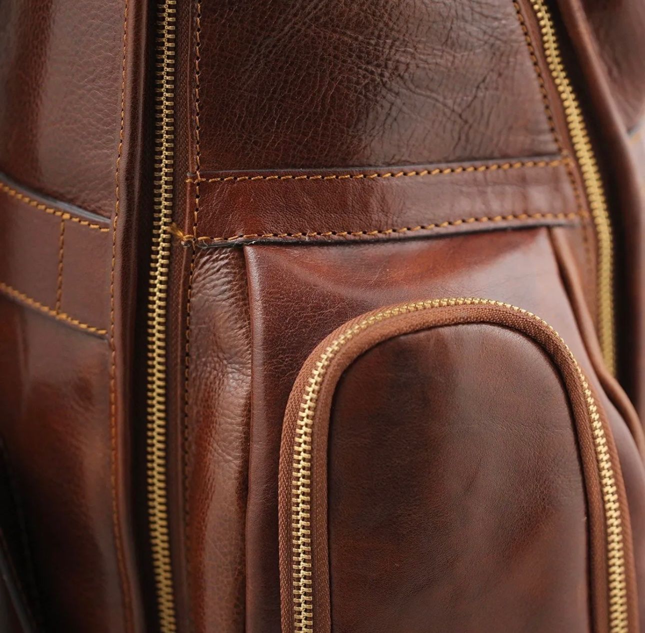 Zaini: Lederrucksack Tokyo - Farbe: Braun – Nuovo e nell'imballaggio originale da Wittenbach venduto da WWW.DRILUBAGS.CH 1