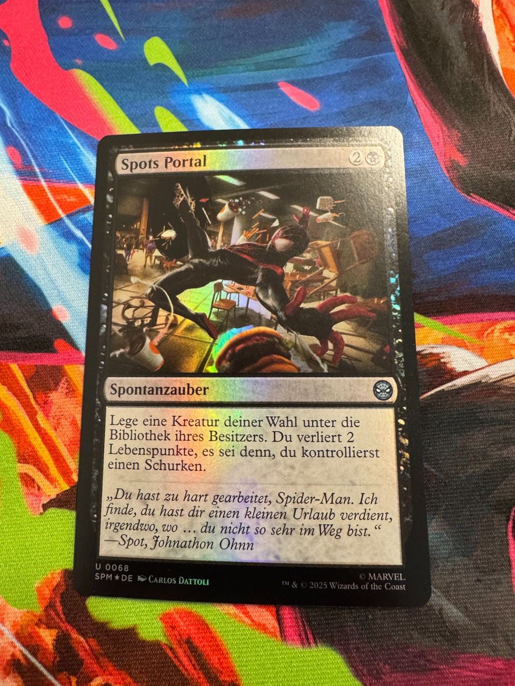 Magic The Gathering Carte collezionabili: Spots Portal - Foil - Marvel's Spider-Man - Magic – Nuovo (secondo la descrizione) da Bülach venduto da Pfrenzel