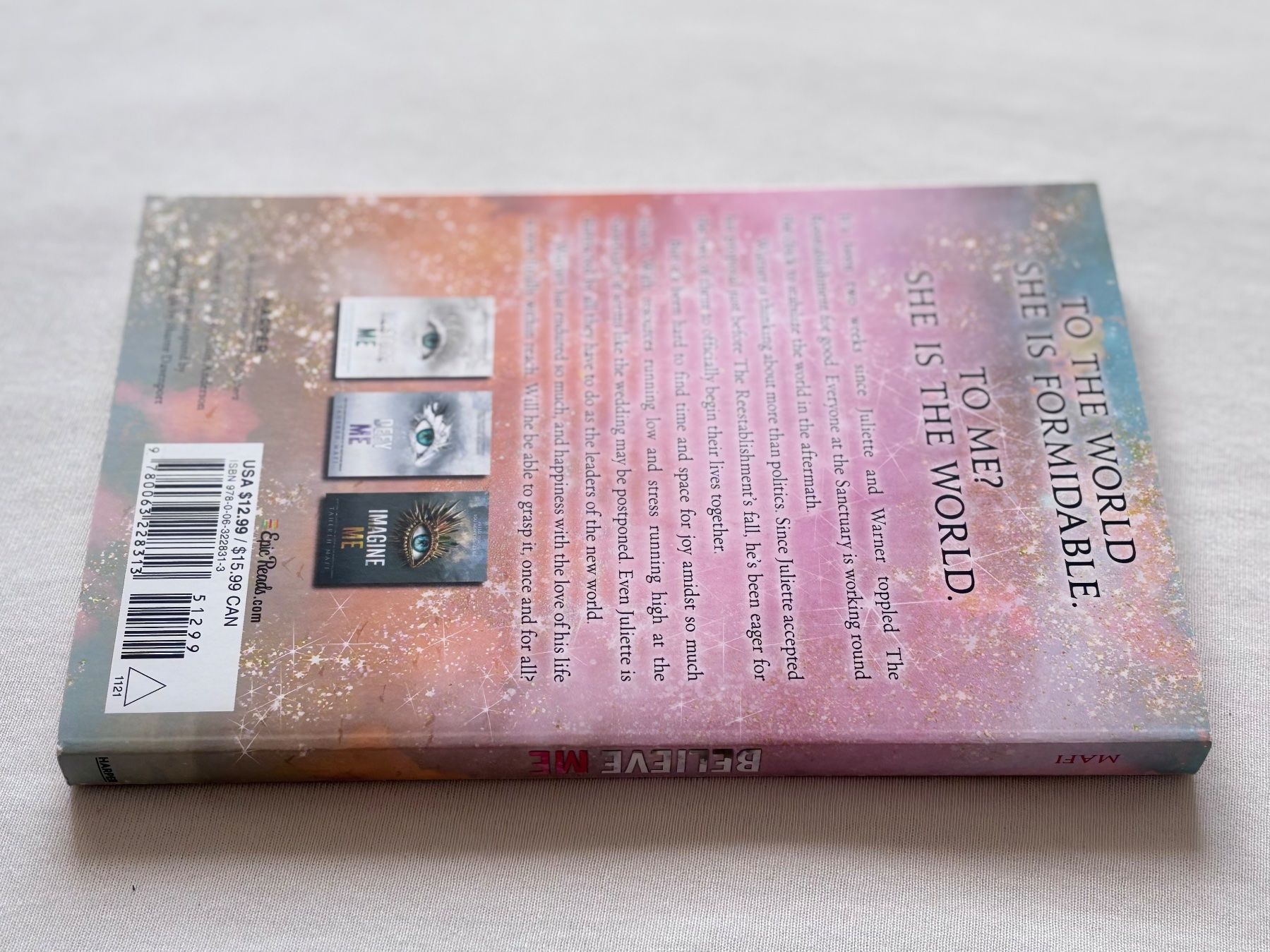 Livres: Believe me von Tahereh Mafi – D'occasion à Stäfa par lenareads 2