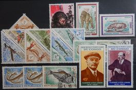 Congo Kongo Franz. Lot mit alten Werten I