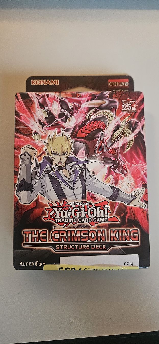 Yugioh Carte collezionabili: Yu-Gi-Oh The Crimson King Structure Deck – Nuovo e nell'imballaggio originale da Belp venduto da Ginus85