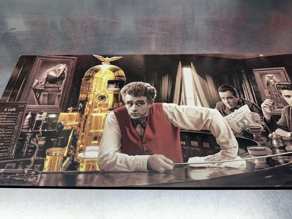 Foto & Immagini: Cooles Retro Bar-Bild mit James Dean, Elvis, Marilyn – Usato da Schwende venduto da weesli 3