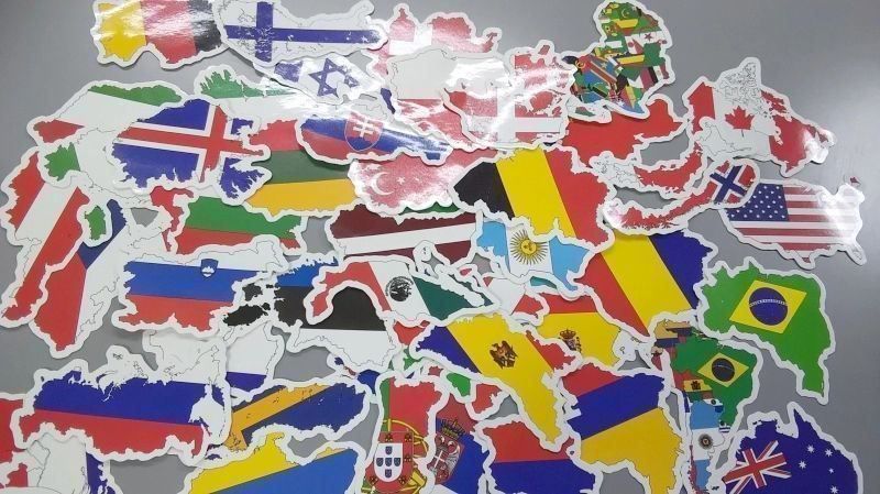 Aufkleber: Welt Flaggen Aufkleber 2 Set a 50 Stk. – Neu und originalverpackt aus Winterthur von Neilpryde01 6