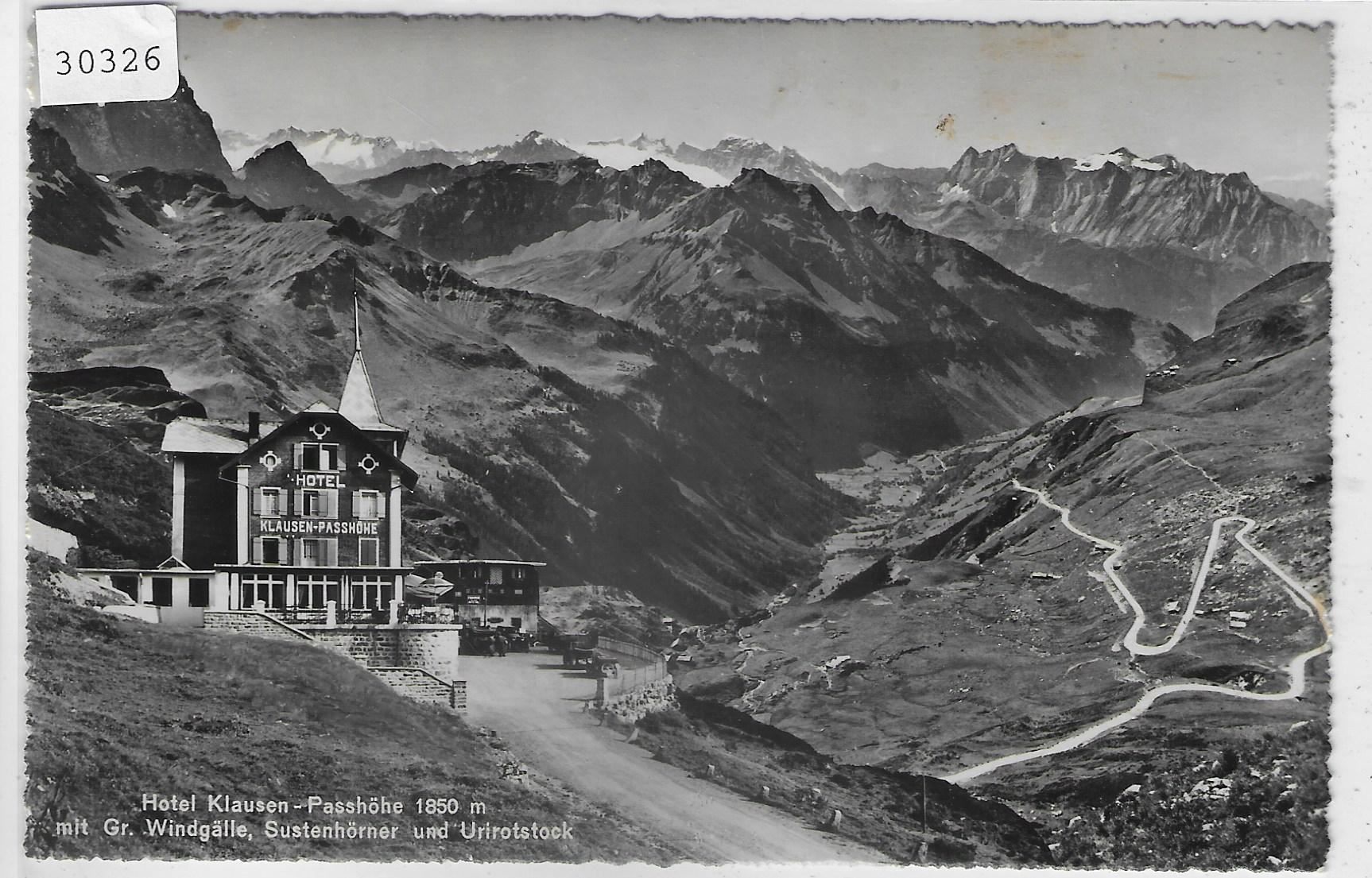 Cartoline postali: Hotel Klausen-Passhöhe – Usato da Ettingen venduto da Kartenplanet