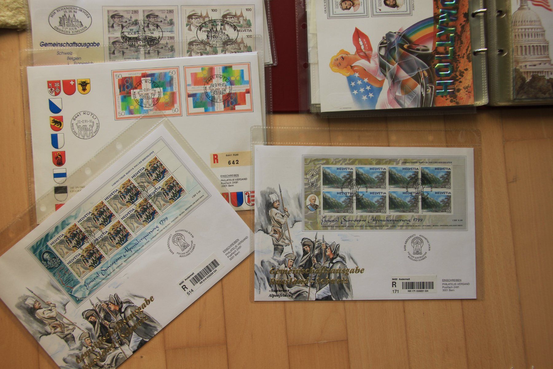 Tutti i francobolli: Luxusbriefe Sammlung – Usato da Schlieren venduto da Sternstunde2 6