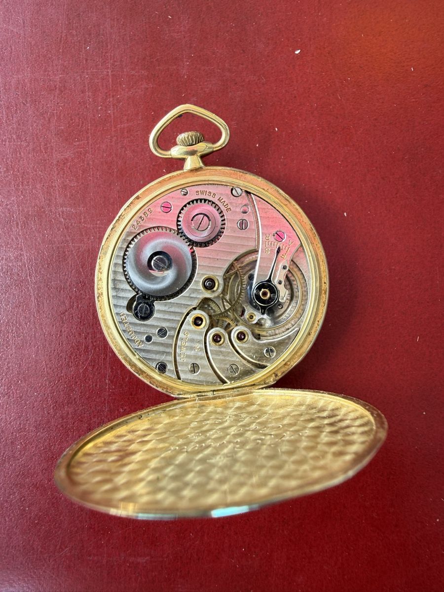 Cyma Orologi: Cyma. Taschenuhr ca 1920 – Usato da bern venduto da Seeburg 5