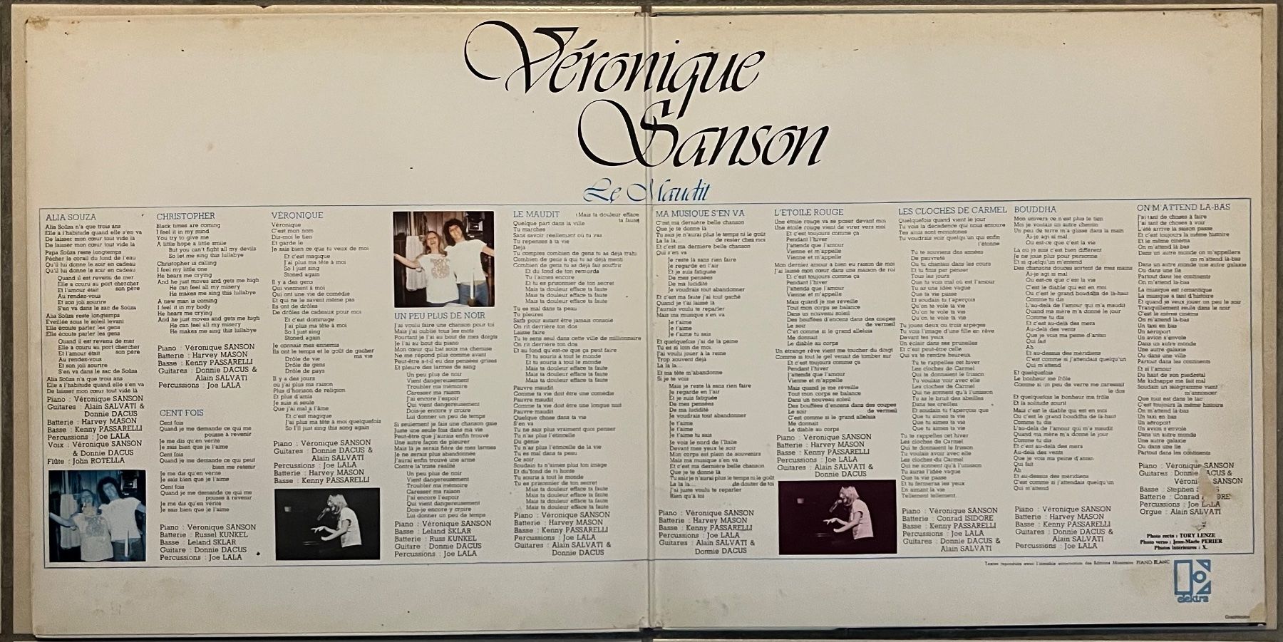 Dischi in vinile: VERONIQUE SANSON - LE MAUDIT - 33 Tours – Usato da Bussigny venduto da vinyl-pas-cher 1