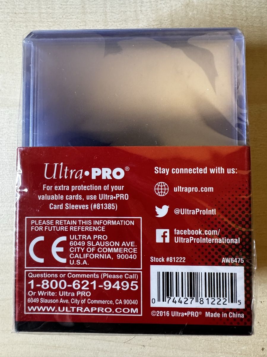 Carte collezionabili: Ultra Pro / 25x Toploader / OVP-Sealed – Nuovo e nell'imballaggio originale da Herzogenbuchsee venduto da TCG-HQ 1