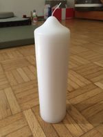 Kerze 6cm x 20cm (10% Bienenwachsanteil)