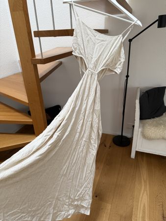 Sommerliches Maxikleid von Billy J Grösse 12 (L) Leinen
