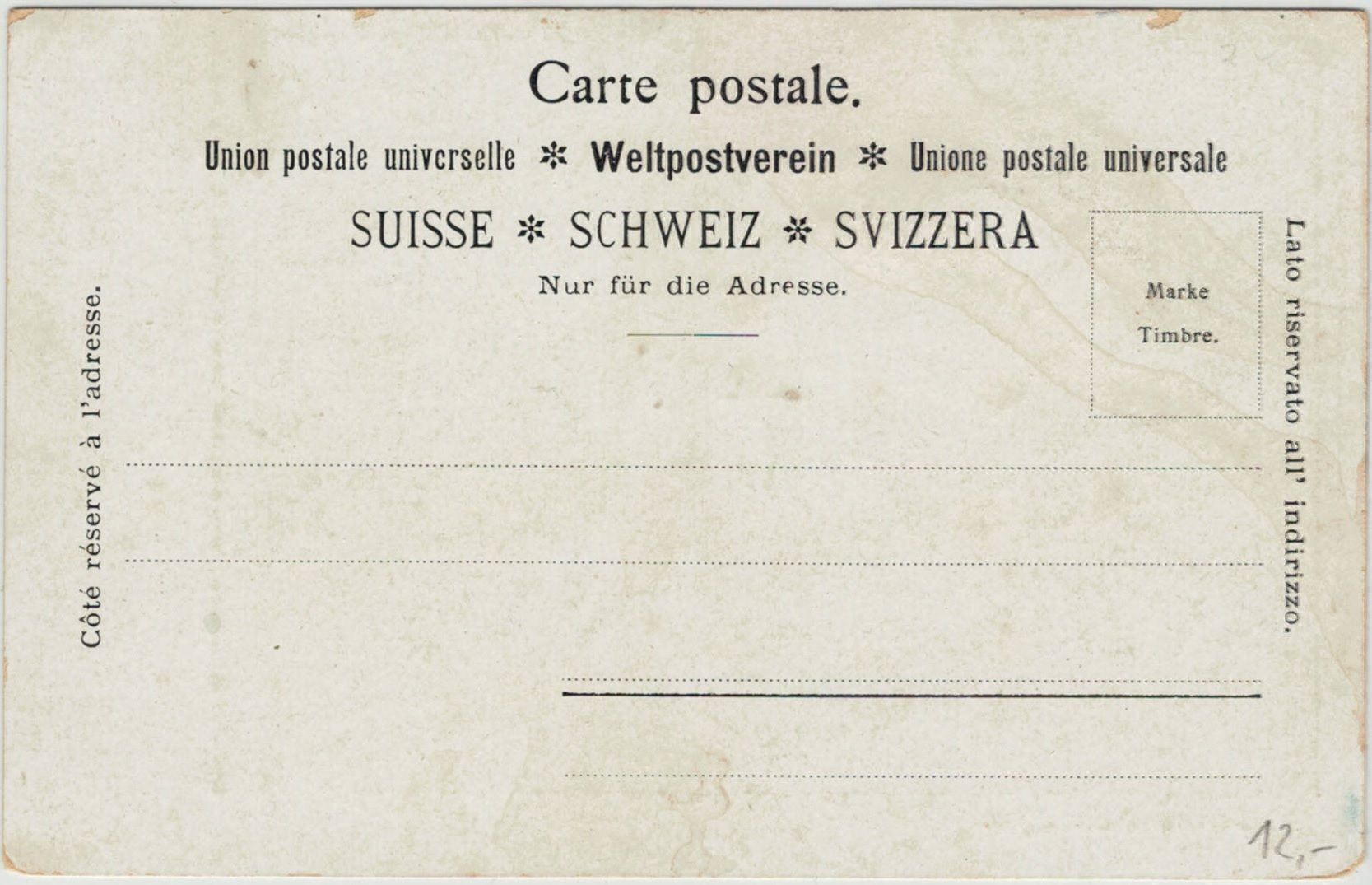 Cartoline postali: BE 153 Ltiho Bern und die Alpen – Nuovo (secondo la descrizione) da Fribourg venduto da philafri 1