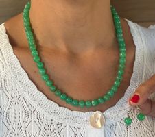 Kette mit Chrysopras Australische echt