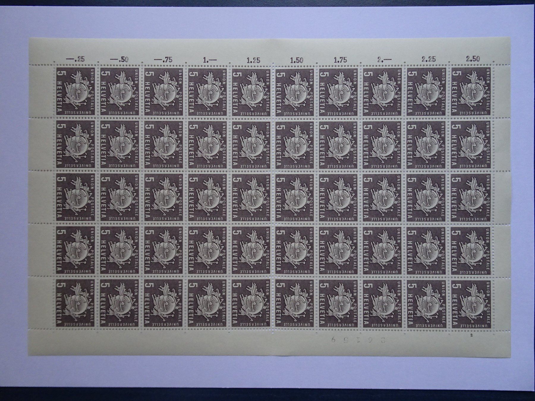 Alle Briefmarken: UPU 1957** – Neu (gemäss Beschreibung) aus Aadorf von Chnorli-Furz