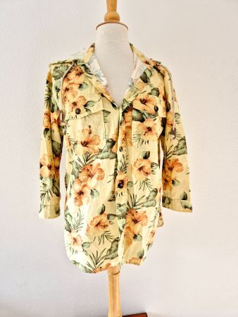 HEMD JACKE BLUSENJACKE GLOBAL WORK L 40 HAWAII KAPUZE TOP