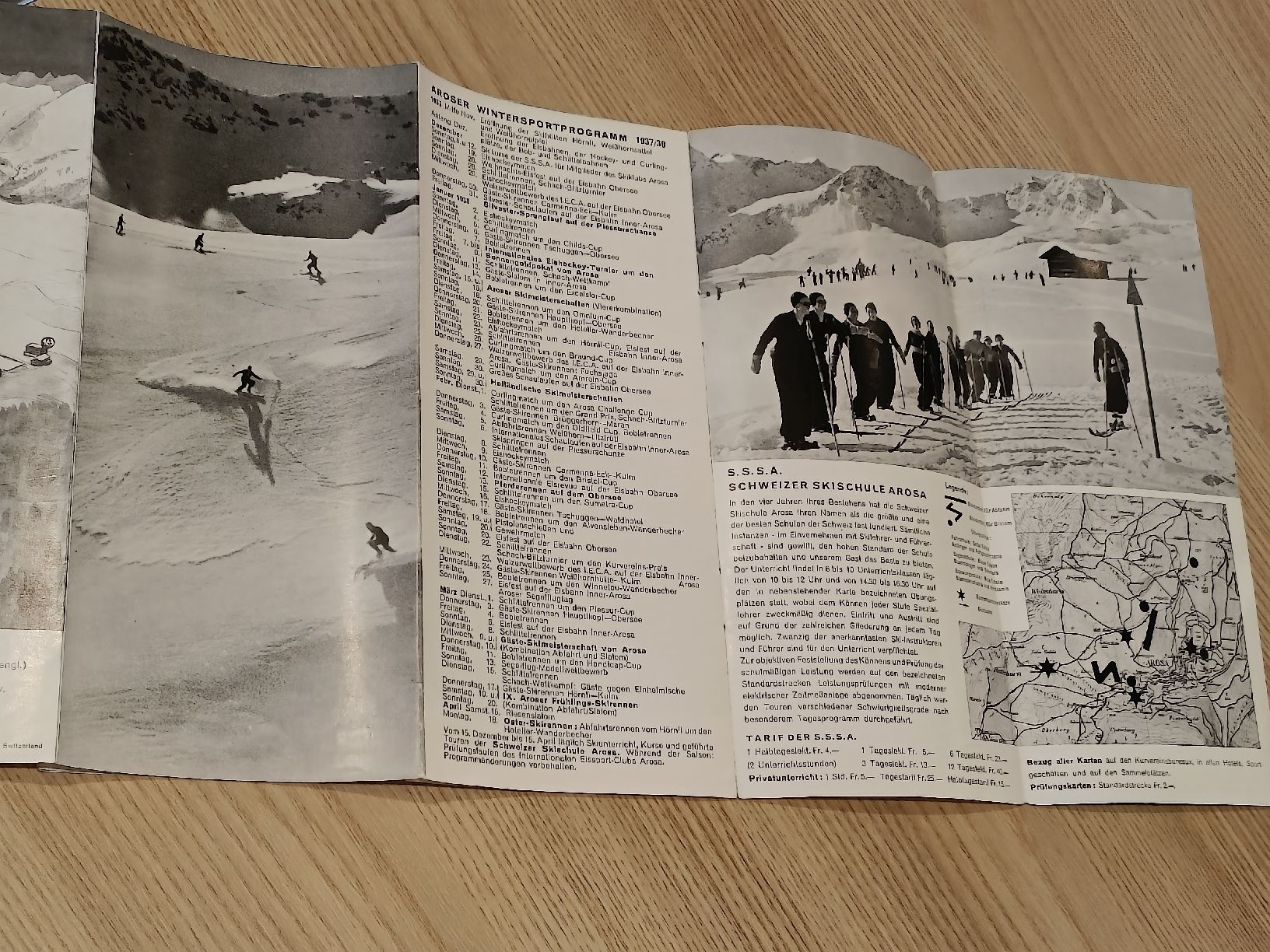 Dokumente: Prospekt / Arosa - Ausgabe ca. 1930 – Gebraucht aus Brugg AG von Ente015 4