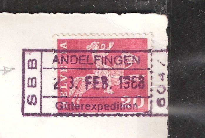 Cartoline postali: 23.2.68 Luftbild St. Gallen Stadtzentrum – Usato da Zürich venduto da Hagliweg