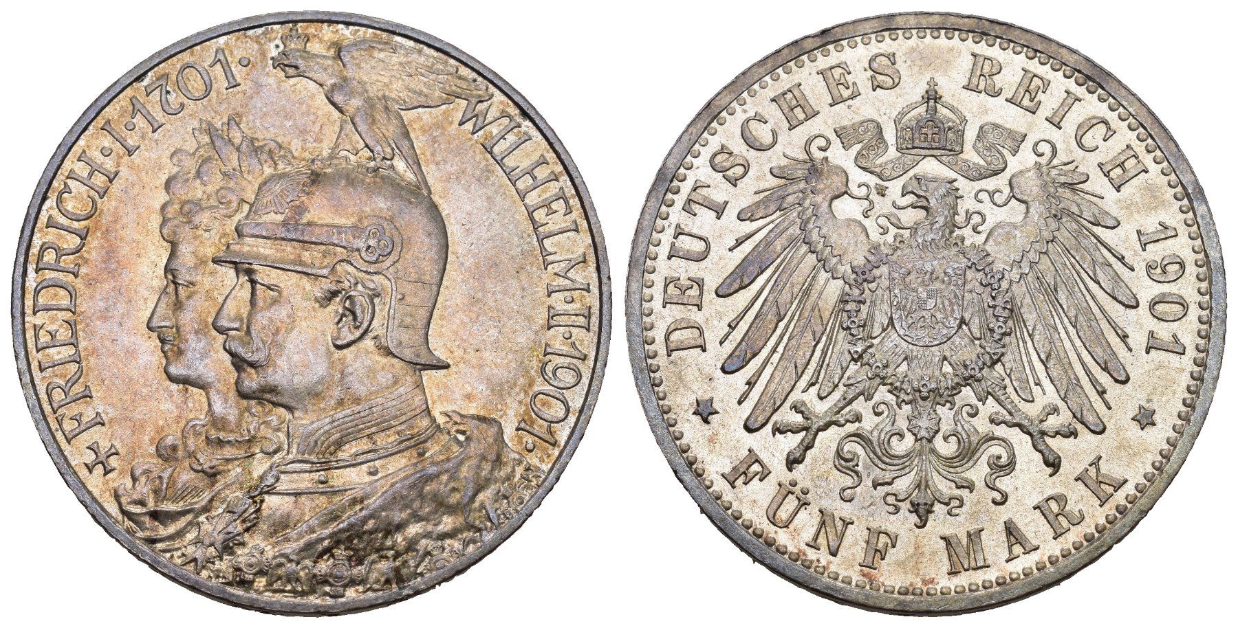 Tutti le monete: Preussen 1901 – Usato da Bern venduto da numismatictops