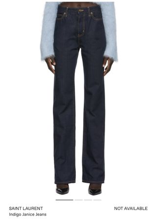 YSL Indigo Janice Jeans | 28 | Neu