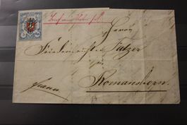 17II T3 A3 O a/Brief, Kat. CHF 2'100.00, ATTEST! Luxus!