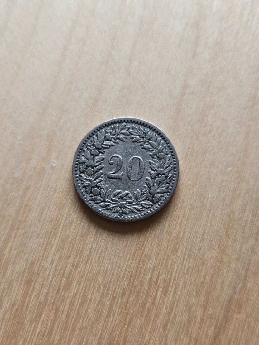 Alle Münzen: 20 Rappen von 1883 – Gebraucht aus Lenk im Simmental von oli66661 1