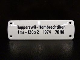 KLEINES ALTES EMAILSCHILD RAPPERSWIL