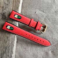 18mm Edelweiss Watch Strap Red