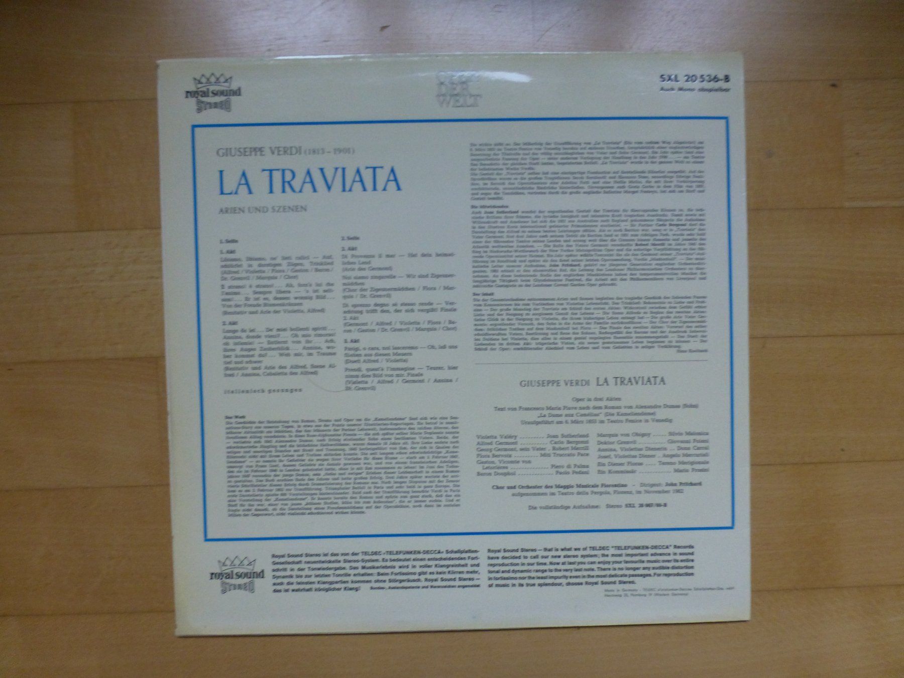 Dischi in vinile: La Traviata, Giuseppe Verdi, Schallplatte – Usato da Hergiswil NW venduto da annettelia 1